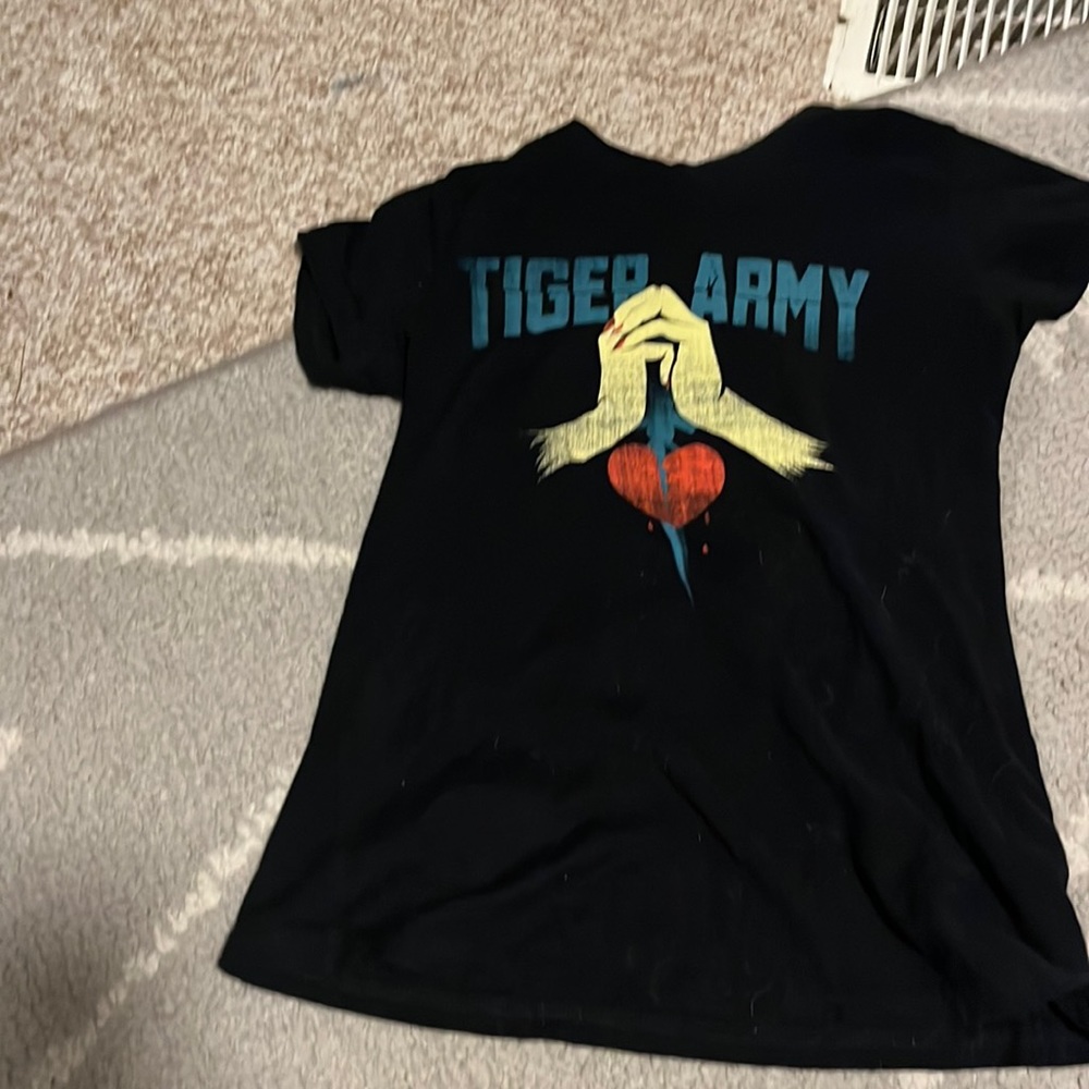 Tiger Army Stab in Heart- Small Shirt